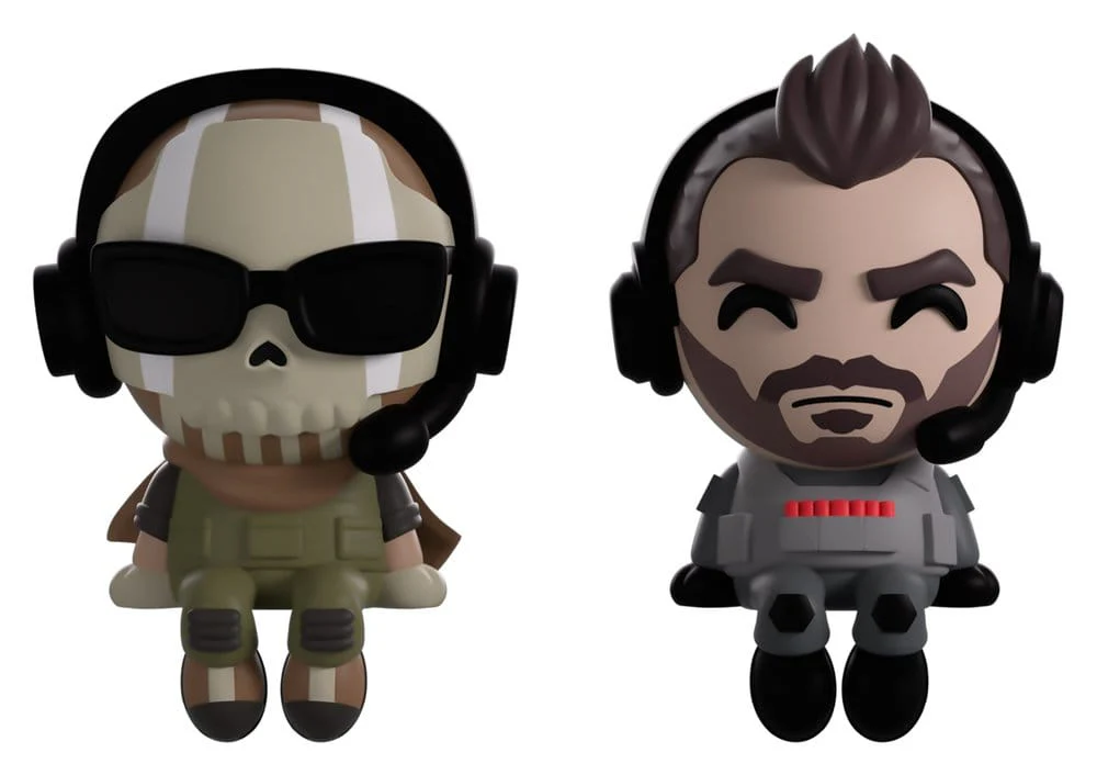 Call of Duty Vinyl Figures Ghost & Soap Monitor Buddiez 7 cm | Kamiko